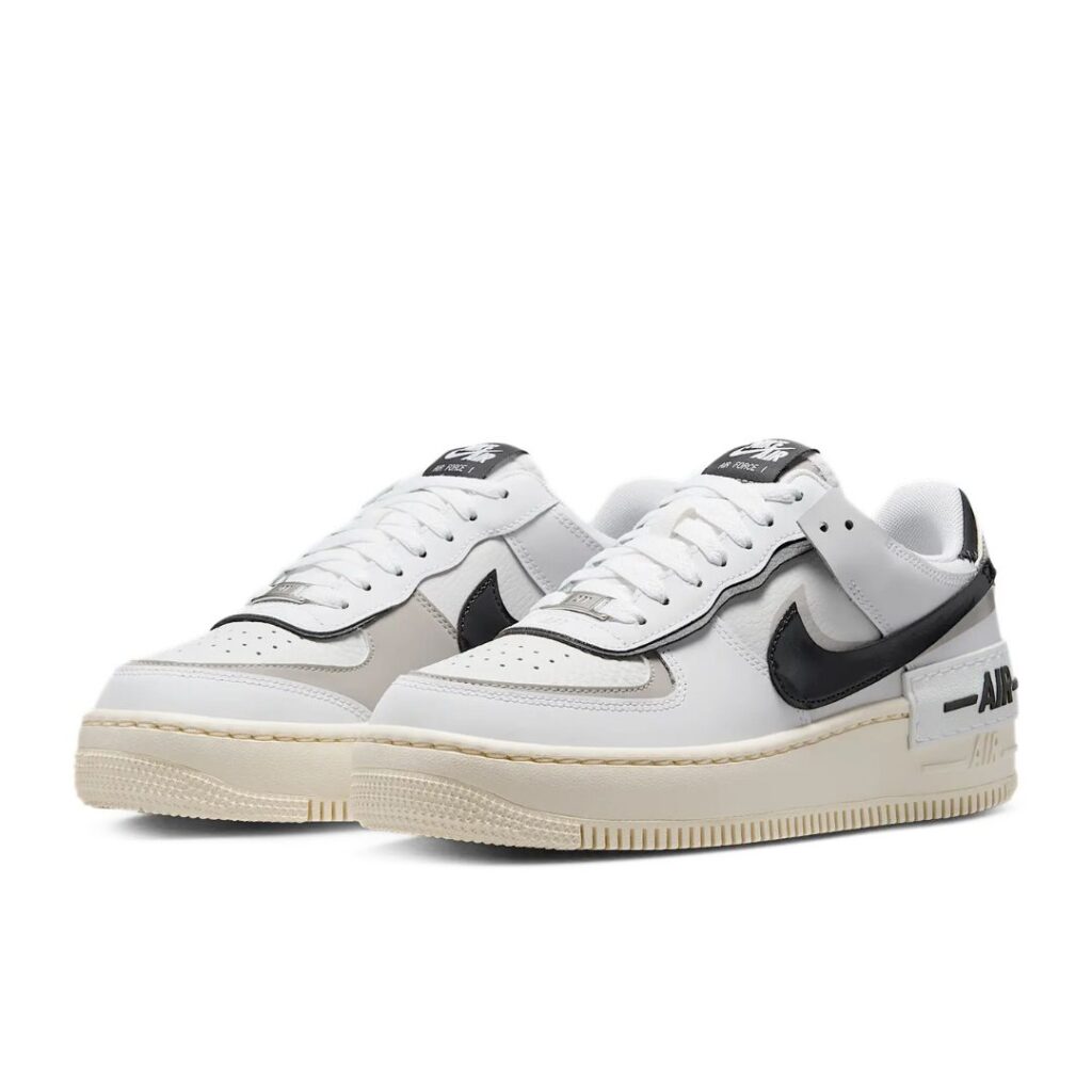 Nike Air Force 1 Shadow - White/College Grey/Platinum/Off Noir