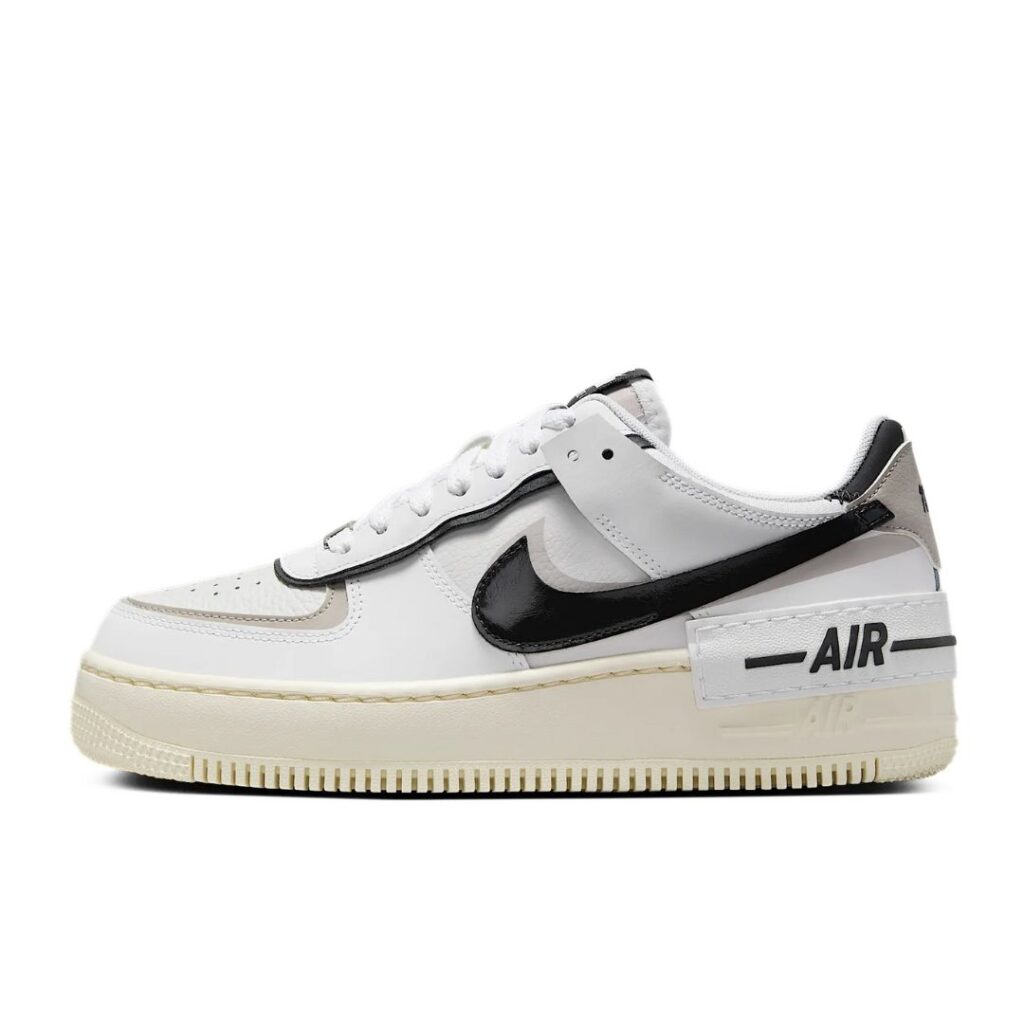 Nike Air Force 1 Shadow - White/College Grey/Platinum/Off Noir - immagine 5