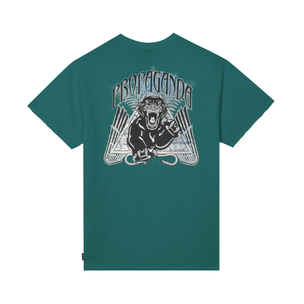 Propaganda T-Shirt Triangle Panther - Petrolio - immagine 2