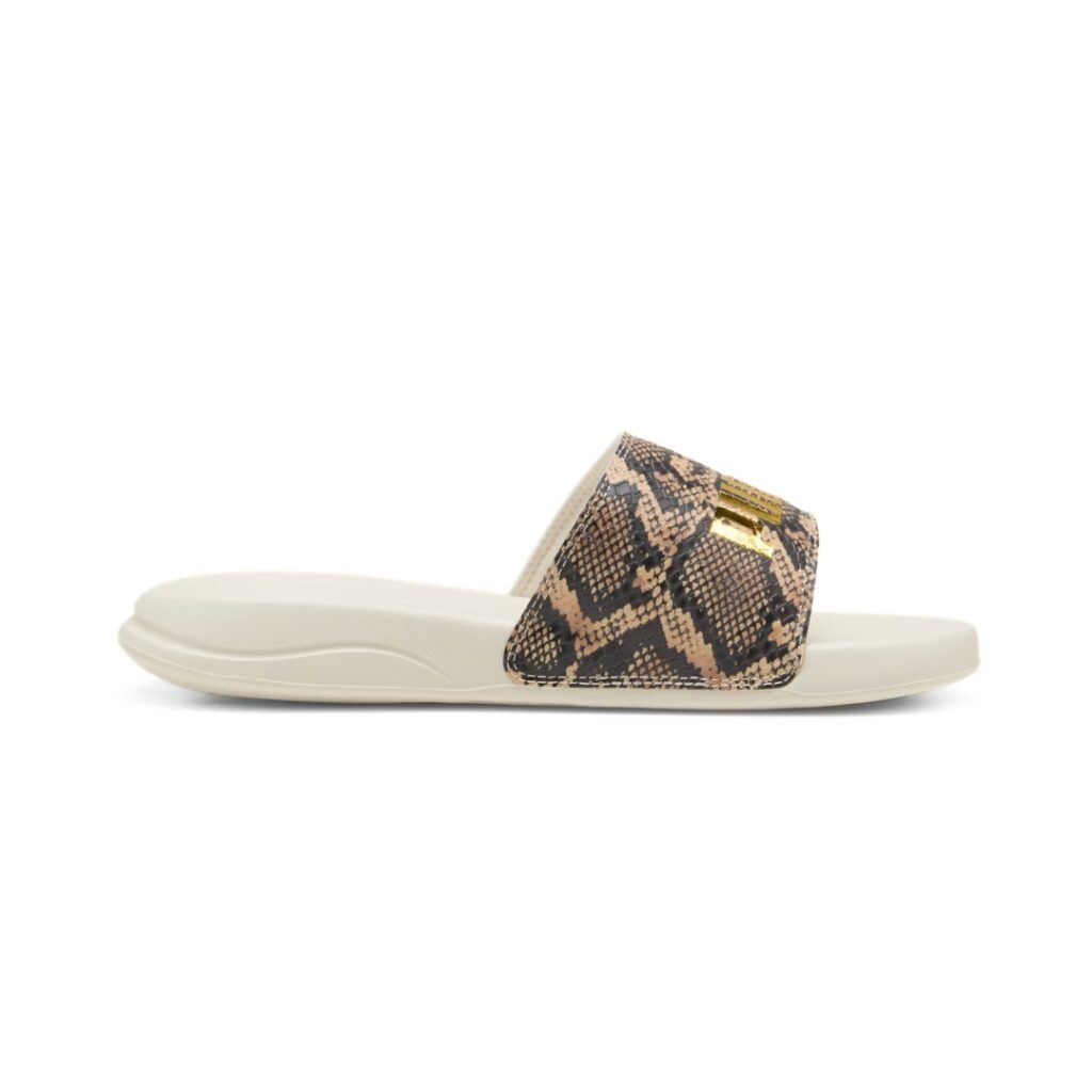 Puma Ciabatte PopCat 20 Snake Chic - Alpine Snow/Gold - immagine 4