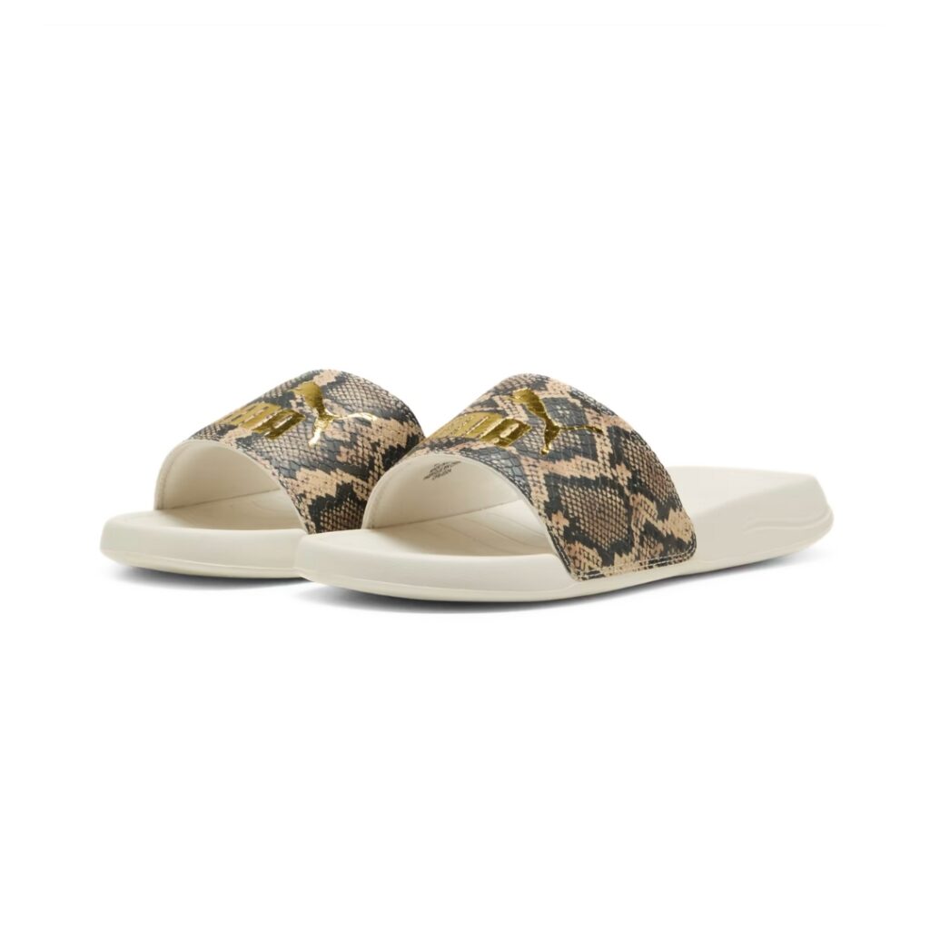 Puma Ciabatte PopCat 20 Snake Chic - Alpine Snow/Gold - immagine 3