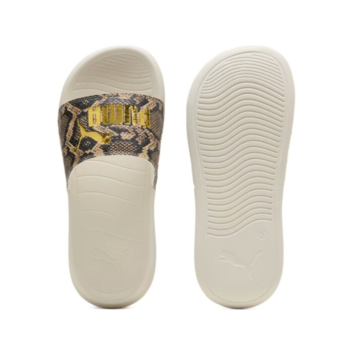 Puma Ciabatte PopCat 20 Snake Chic - Alpine Snow/Gold