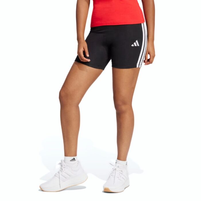 Adidas Biker Shorts Essentials 3-Stripes - Black/White