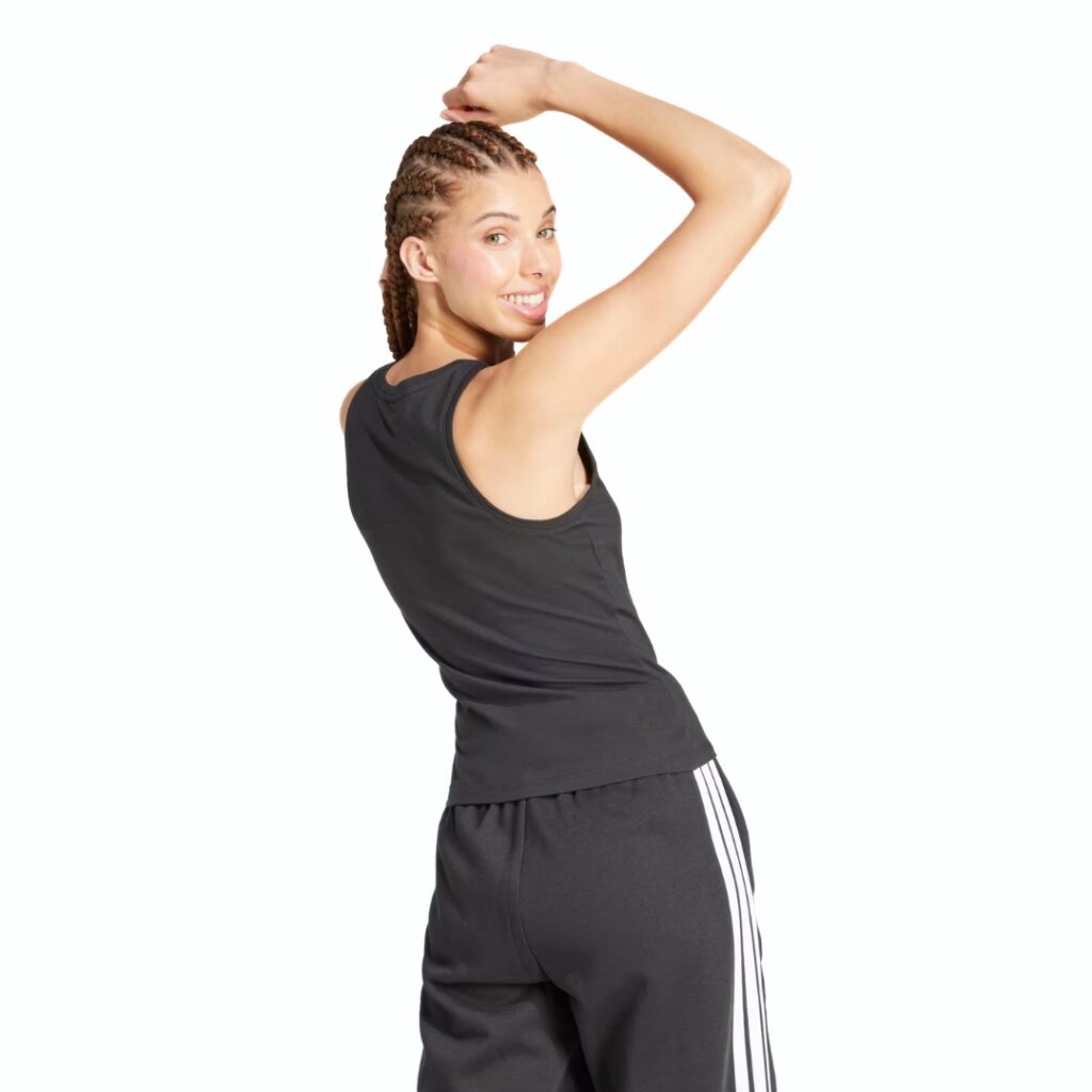 Adidas Canotta Linear Logo - Black - immagine 2