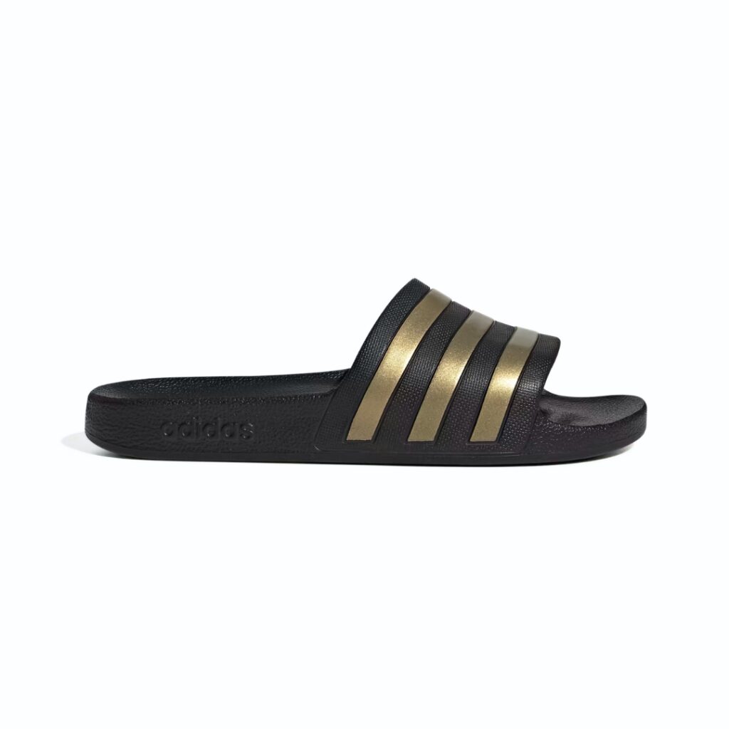 Adidas Ciabatte Adilette Aqua - Black/Gold - immagine 2