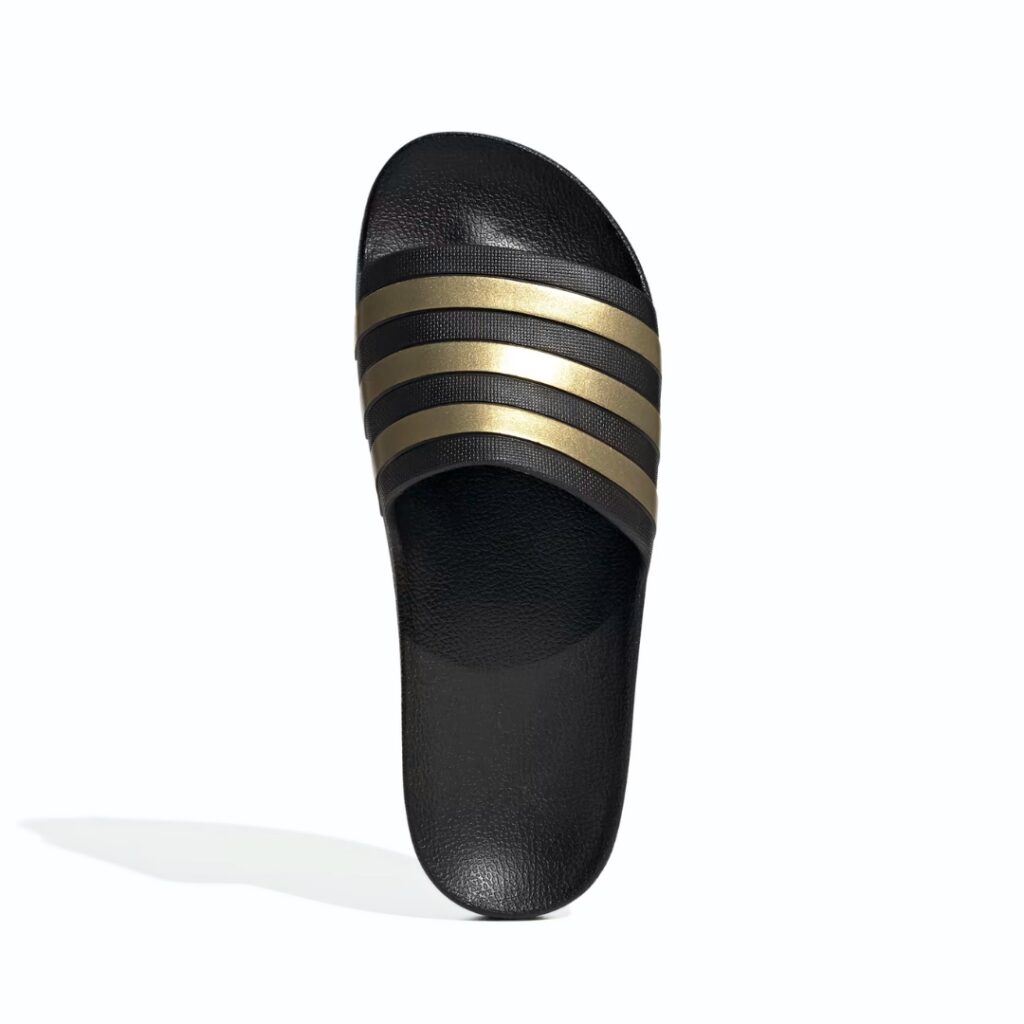 Adidas Ciabatte Adilette Aqua - Black/Gold - immagine 4