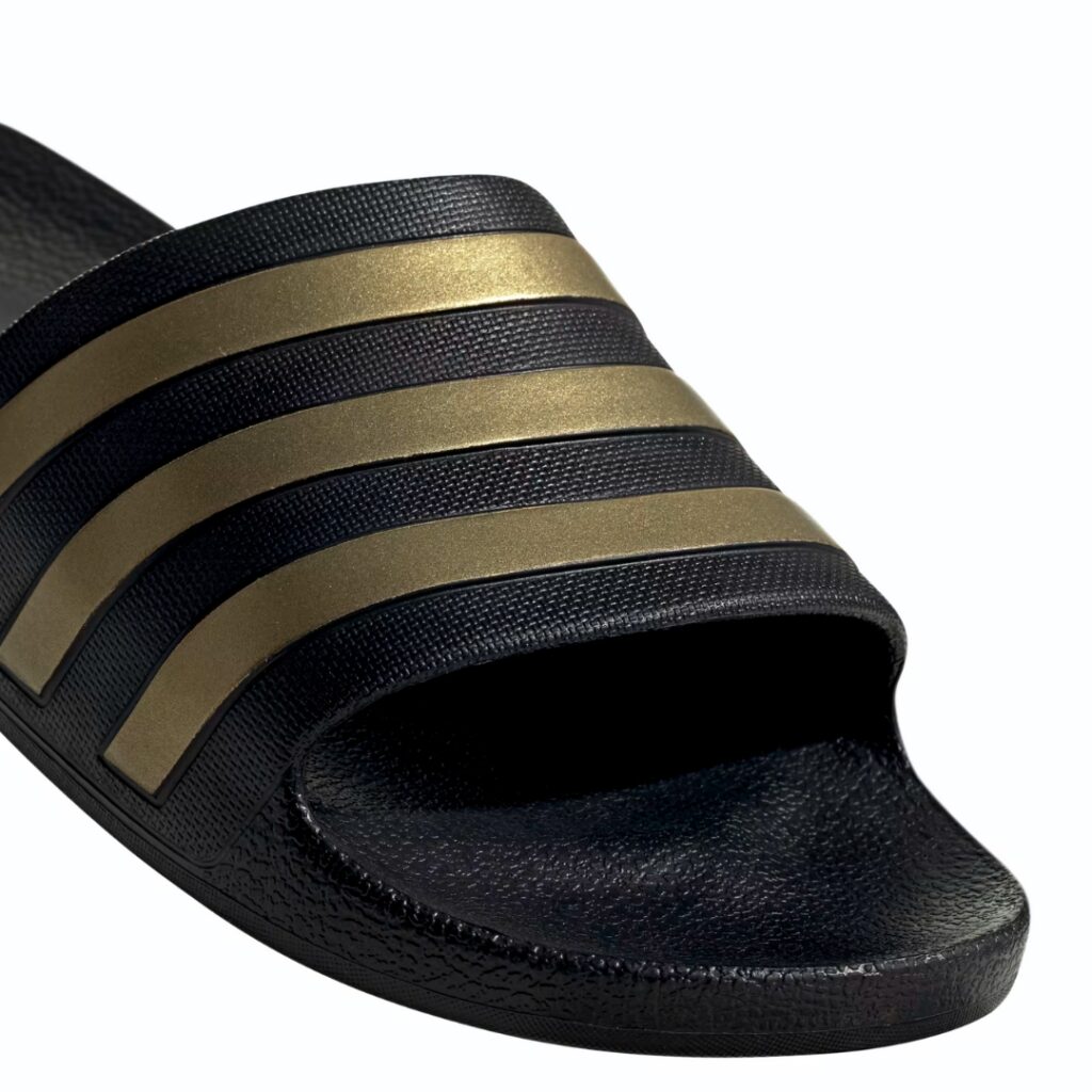 Adidas Ciabatte Adilette Aqua - Black/Gold - immagine 5