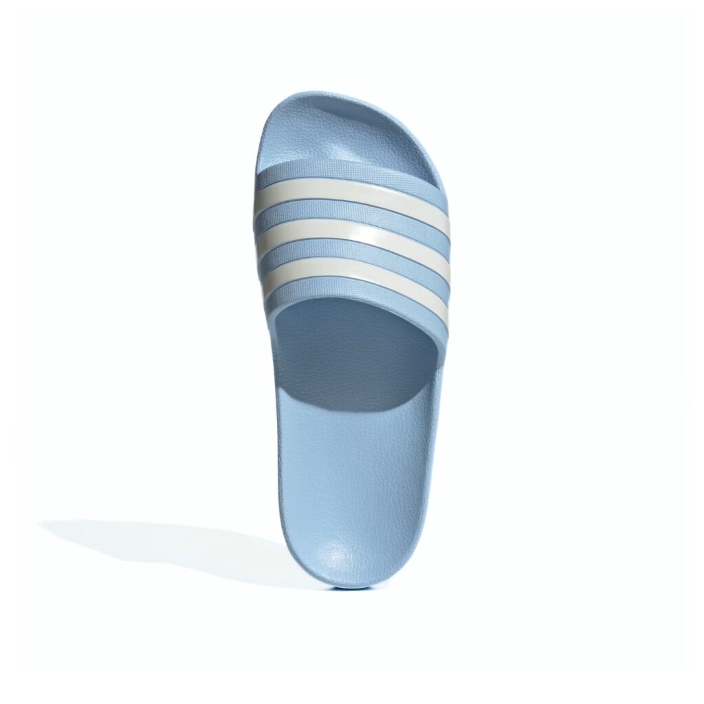 Adidas Ciabatte Adilette Aqua - Glow Blue/Zero Metalic - immagine 2