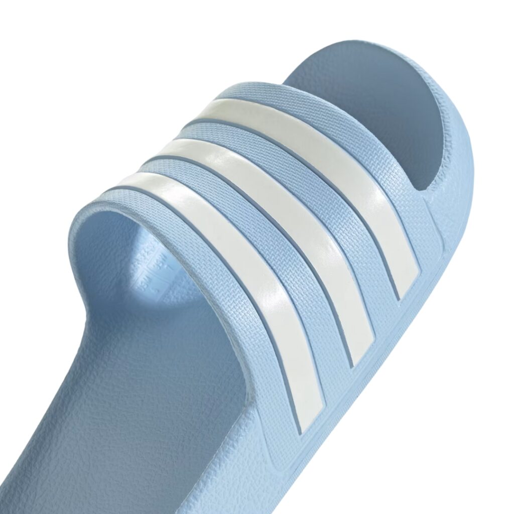 Adidas Ciabatte Adilette Aqua - Glow Blue/Zero Metalic - immagine 5