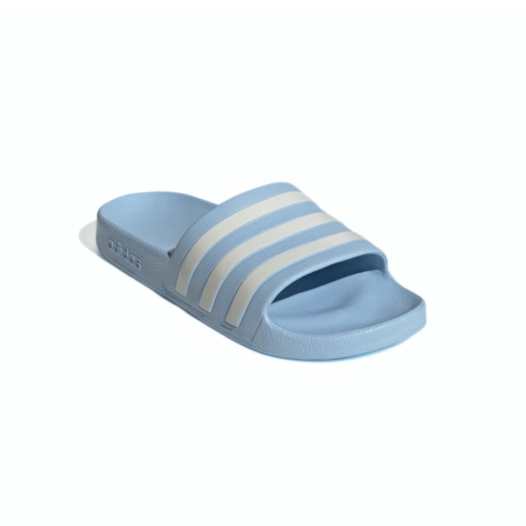 Adidas Ciabatte Adilette Aqua - Glow Blue/Zero Metalic - immagine 3