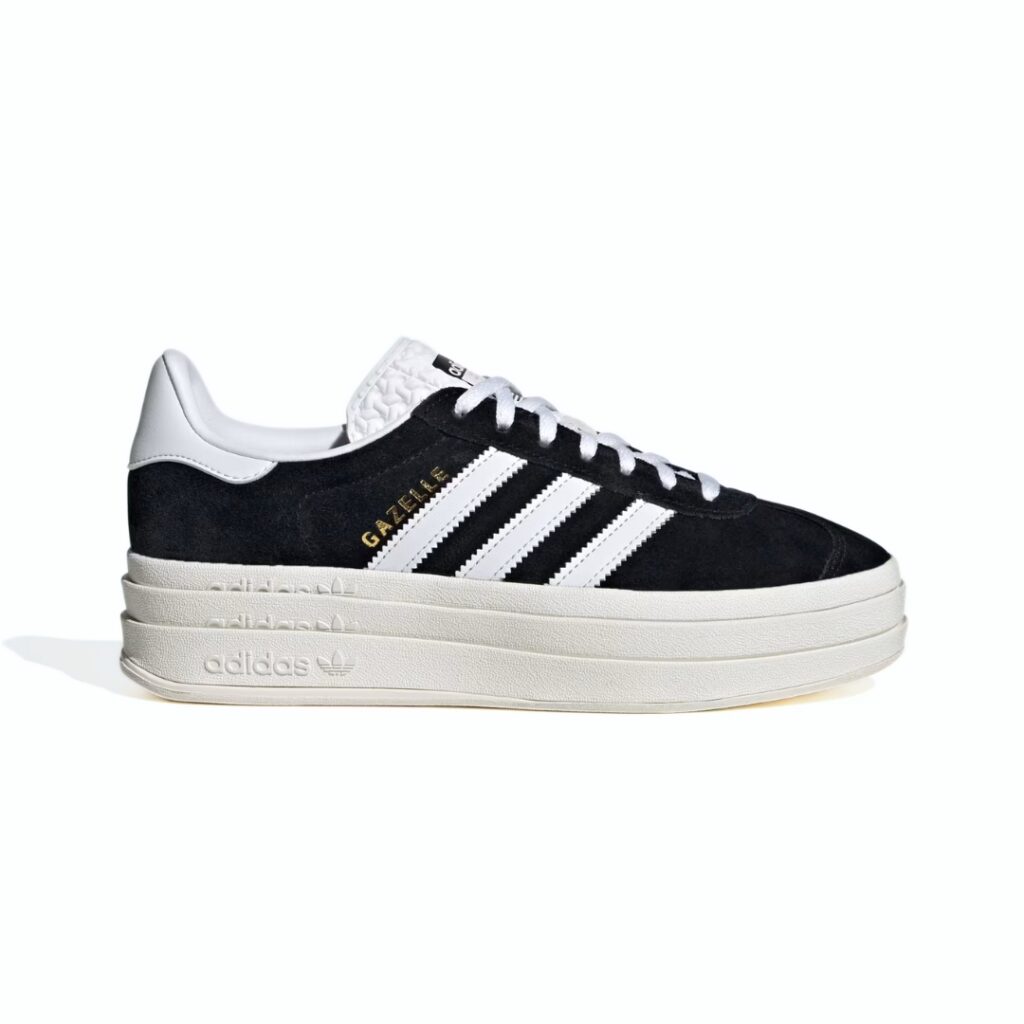 Adidas Gazelle Bold - Black/White - immagine 2