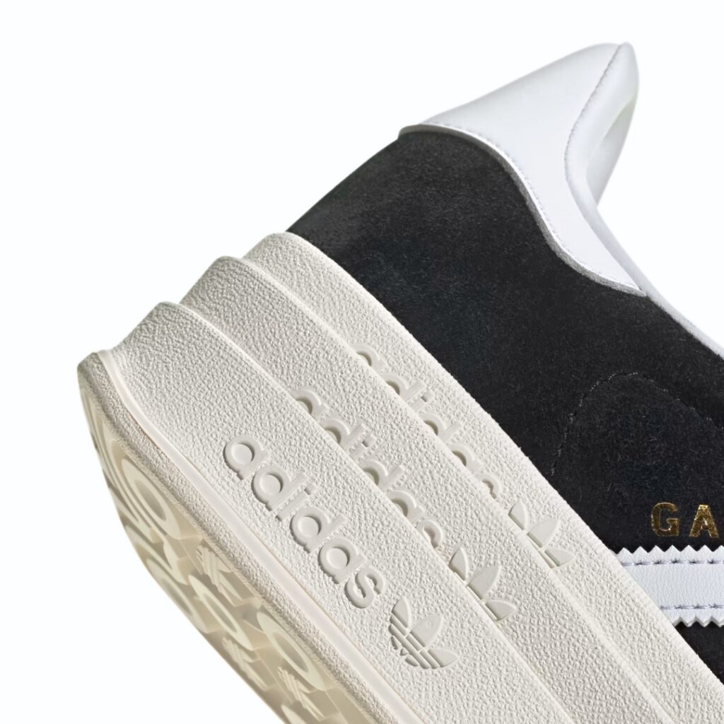 Adidas Gazelle Bold - Black/White - immagine 5