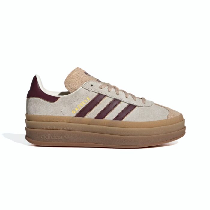 Adidas Gazelle Bold - Cream White/Maroon/Magic Beige