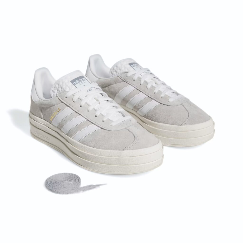 Adidas Gazelle Bold - Grey Two/Core White