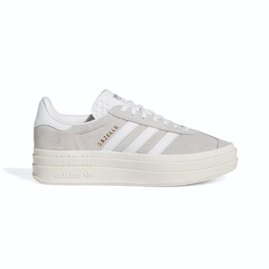 Adidas Gazelle Bold - Grey Two/Core White - immagine 2