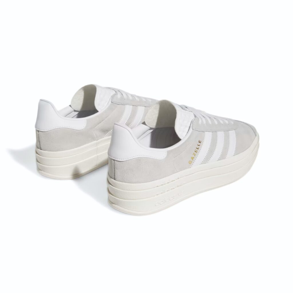 Adidas Gazelle Bold - Grey Two/Core White - immagine 4
