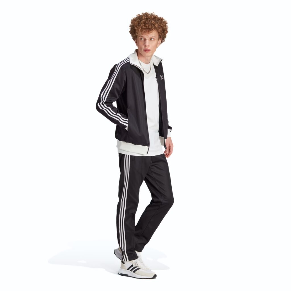 Adidas Giacca Adicolor Classics Beckenbauer - Black/White - immagine 3