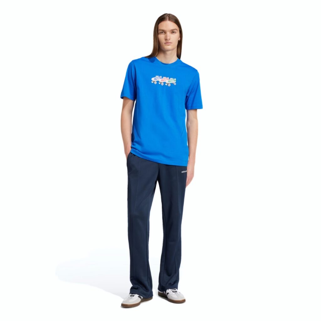 Adidas Originals T-Shirt Roller - Blue - immagine 3