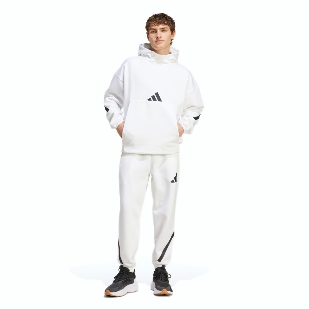Adidas Pantaloni New adidas Z.N.E. - White/Black - immagine 3