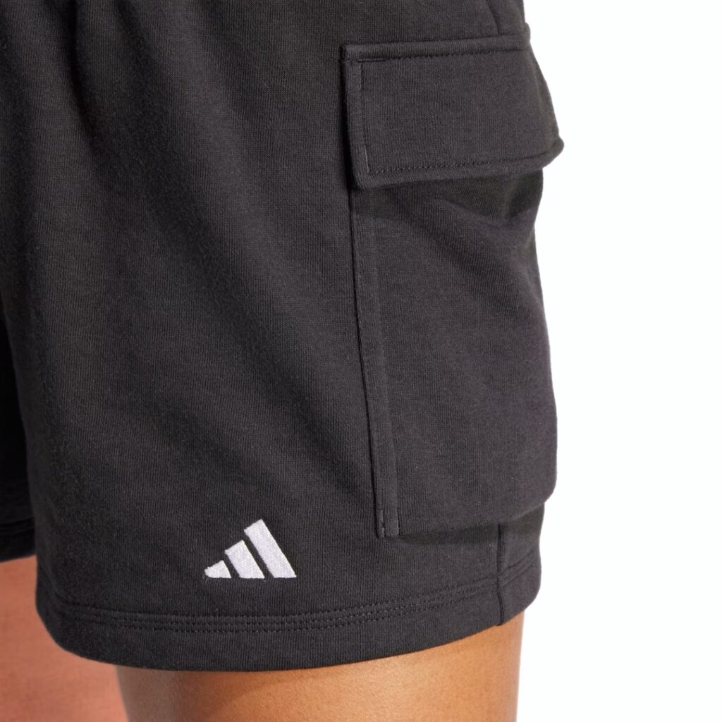 Adidas Shorts Cargo Essentials Small Logo - Black - immagine 5