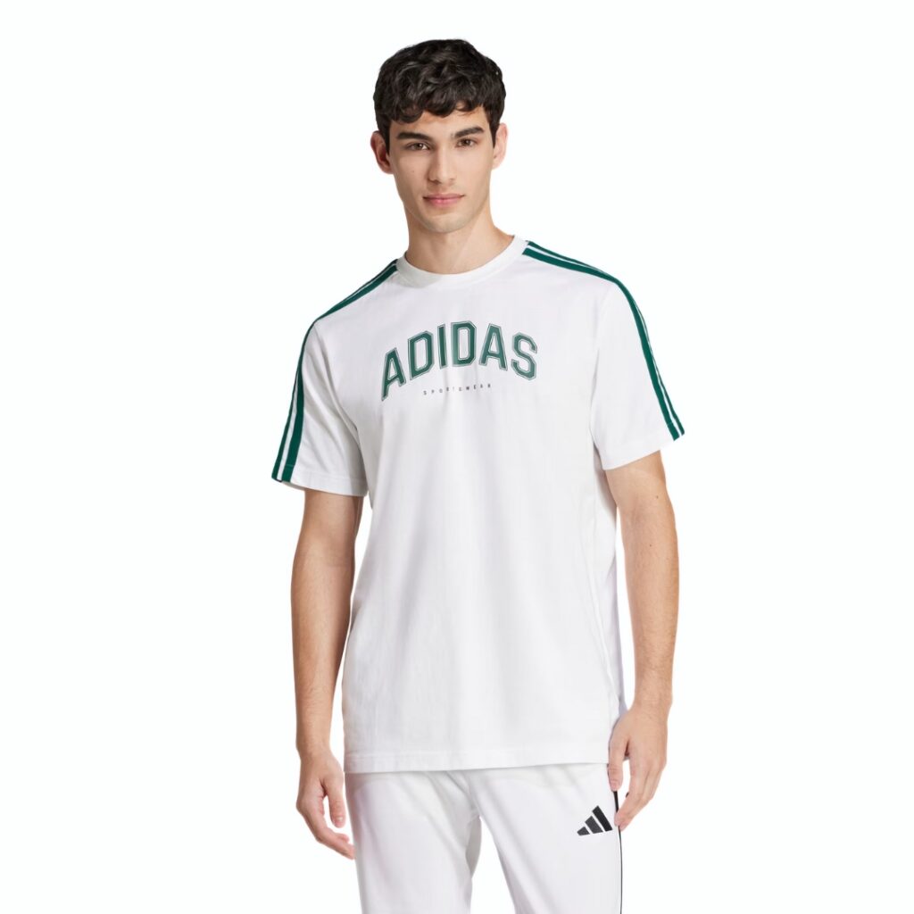 Adidas T-Shirt Collegiate Graphic - White - immagine 2
