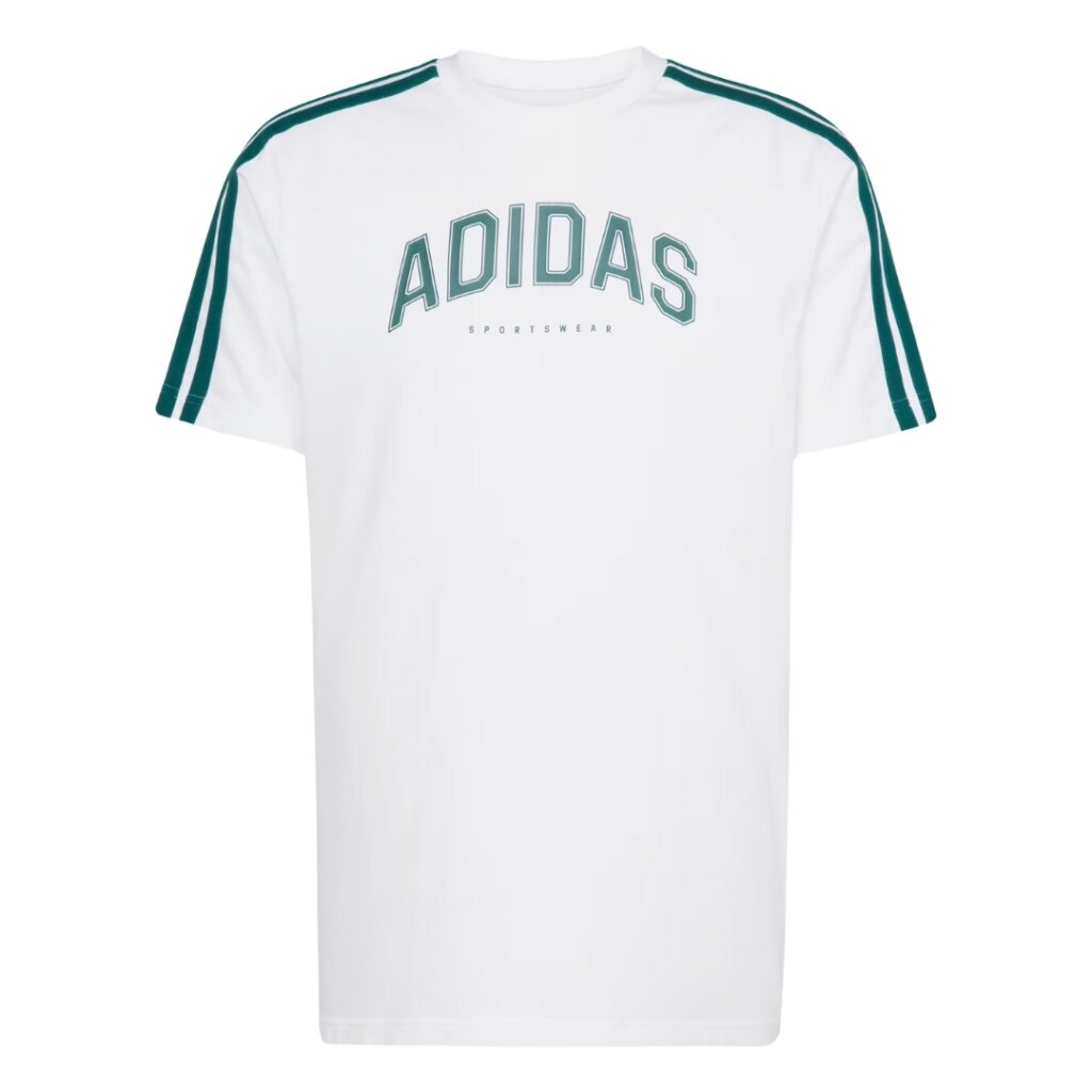 Adidas T-Shirt Collegiate Graphic - White - immagine 5