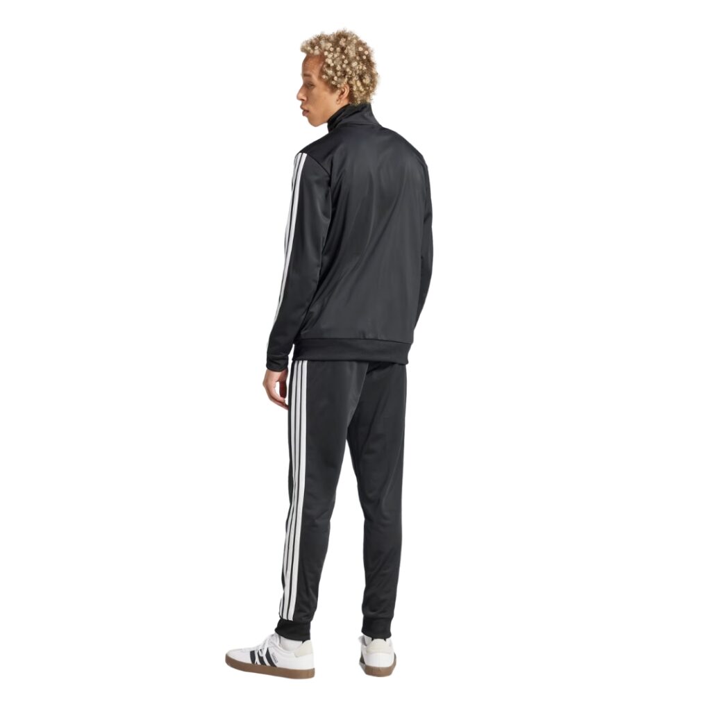 Adidas Tuta Basic 3-Stripes - Black - immagine 2