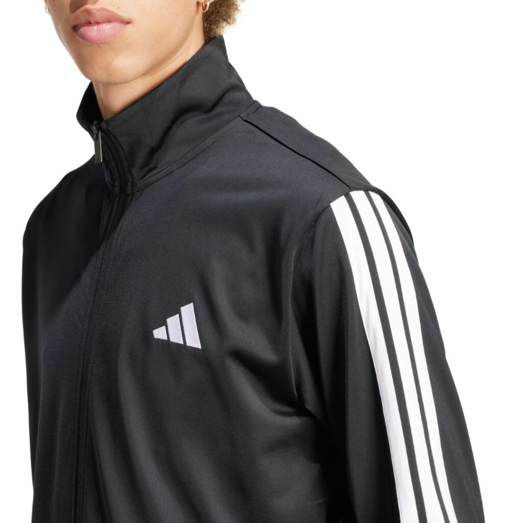 Adidas Tuta Basic 3-Stripes - Black - immagine 3