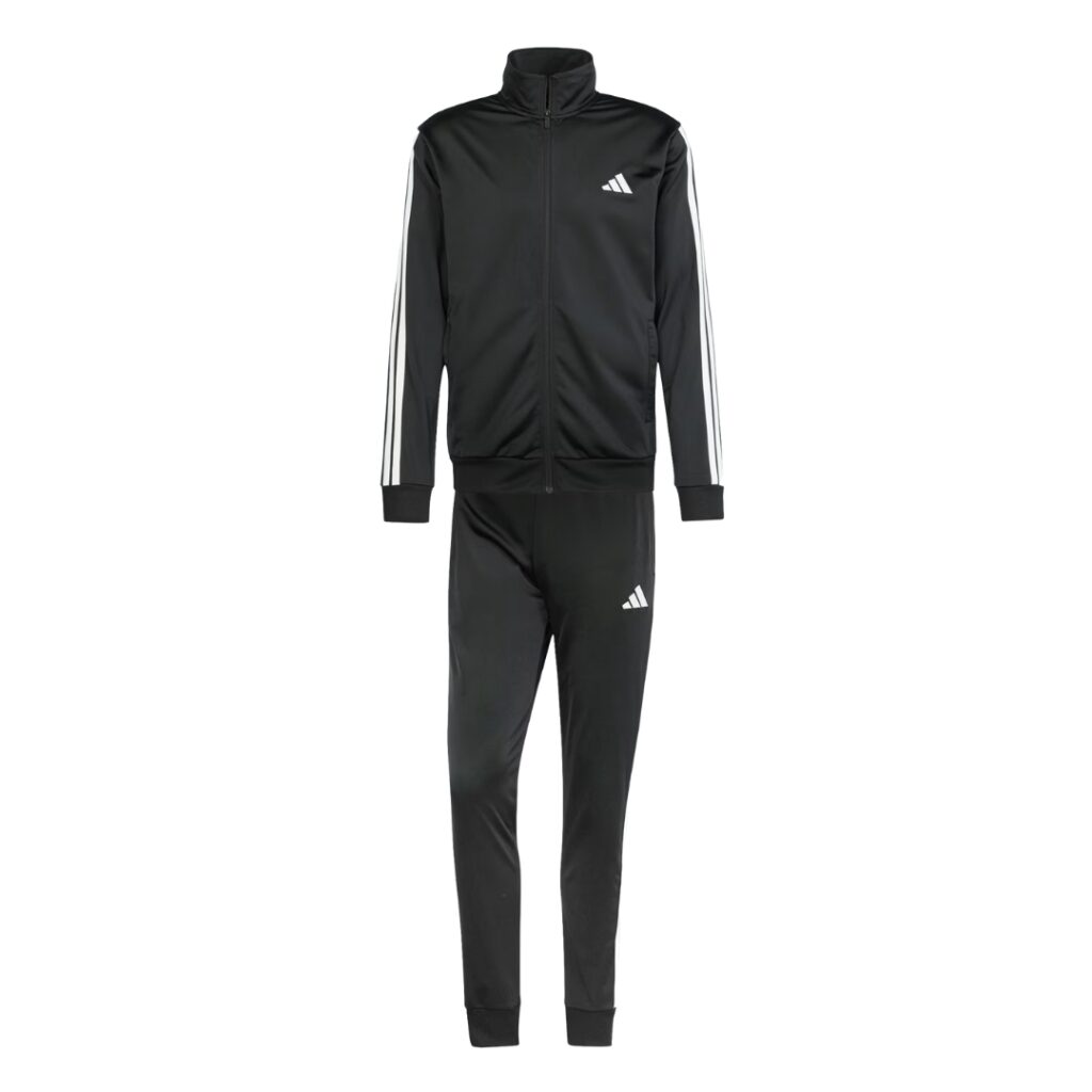 Adidas Tuta Basic 3-Stripes - Black - immagine 5