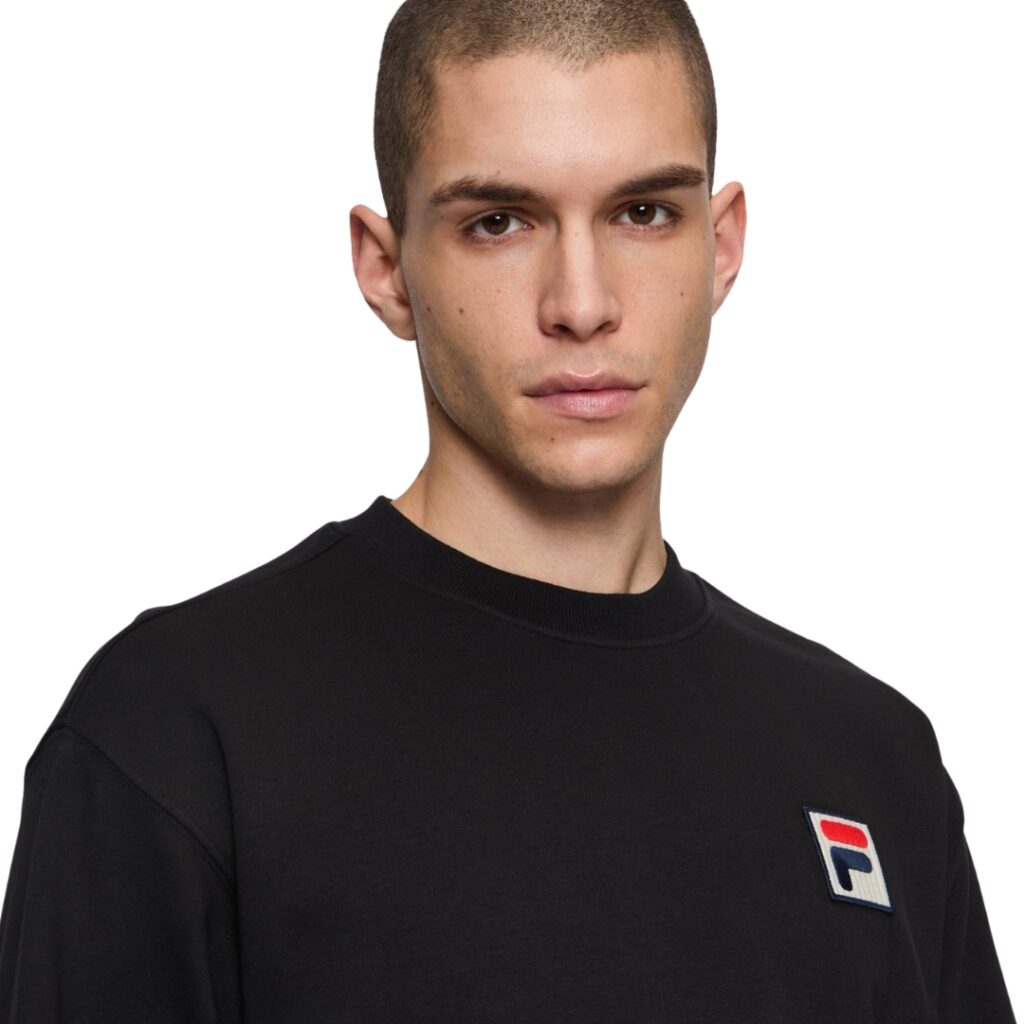 Fila Felpa  BUXHALL loose crew - Black - immagine 2