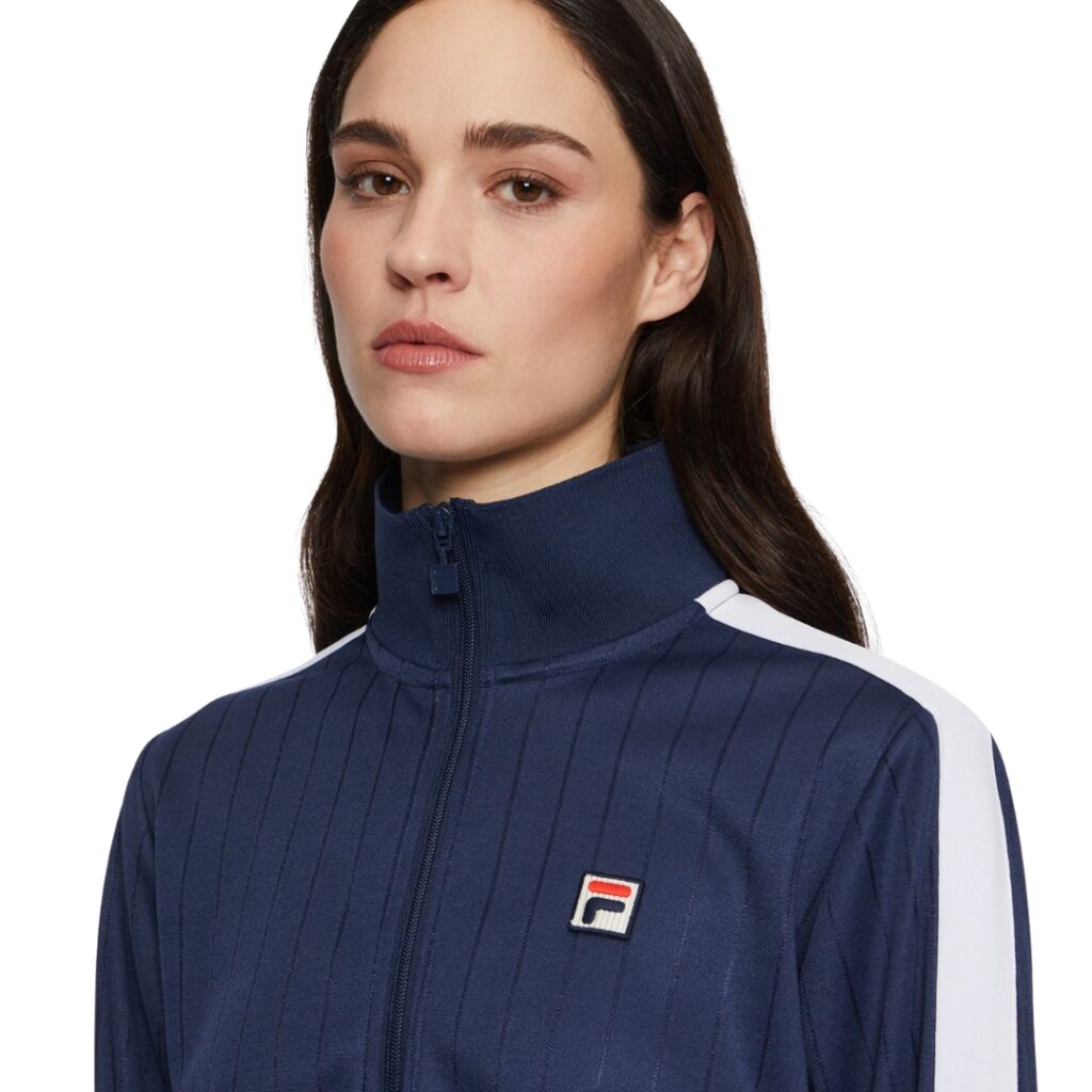 Fila Felpa Cropped Track - Bleu/Iris - immagine 4
