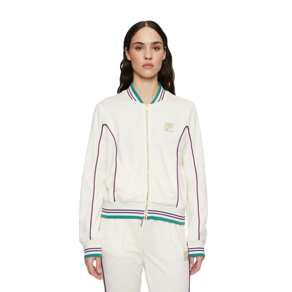 Fila LAMIM track jacket F-Box Monogram - Antique White