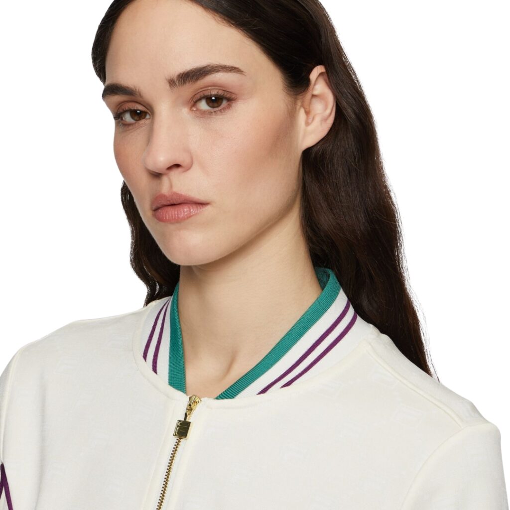 Fila LAMIM track jacket F-Box Monogram - Antique White - immagine 4