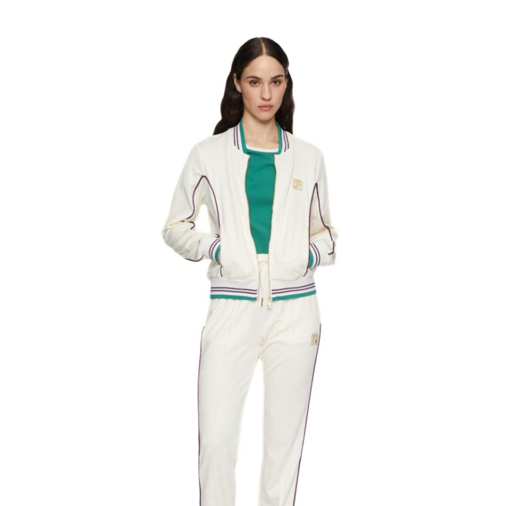 Fila LAMIM track jacket F-Box Monogram - Antique White - immagine 2