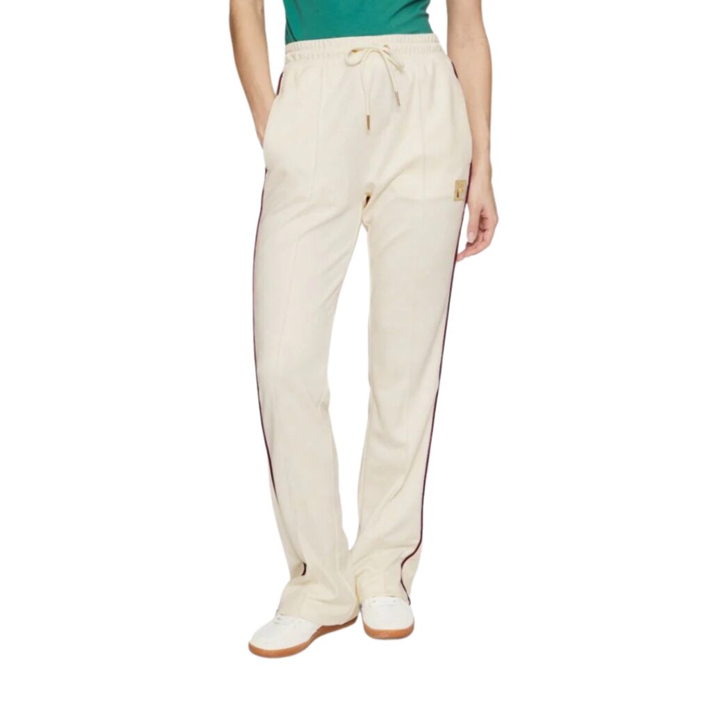 Fila Pantalone Lamim F-Box Monogram - Antique White