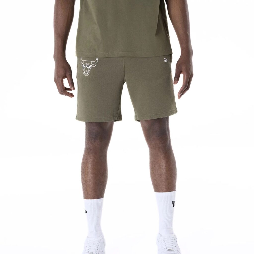 New Era Shorts Chicago Bulls - Olive Green - immagine 2
