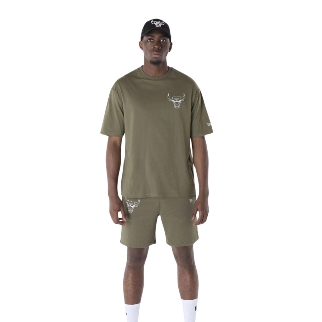 New Era Shorts Chicago Bulls - Olive Green - immagine 3