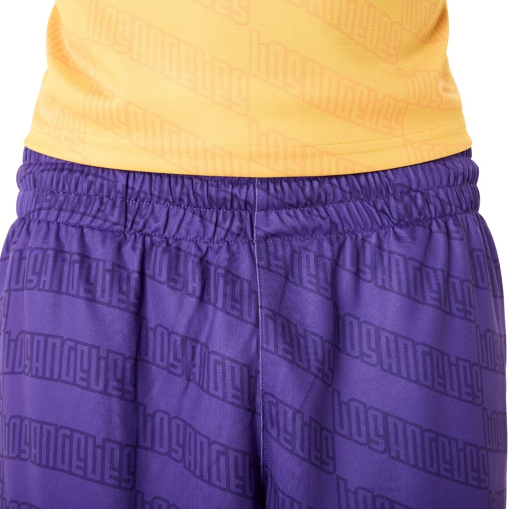 New Era Shorts LA Lakers NBA All Over Print Graphic - Viola - immagine 6