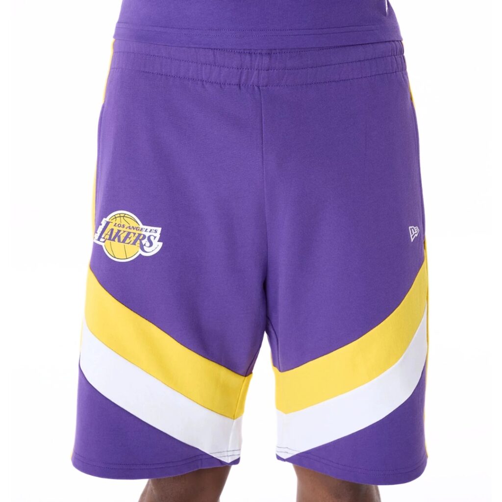 New Era Shorts Lakers - Purple - immagine 3