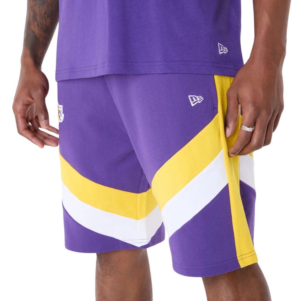 New Era Shorts Lakers - Purple - immagine 2