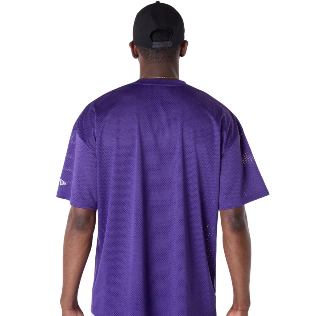New Era T-Shirt LA Lakers Graphic Mesh - Purple - immagine 4