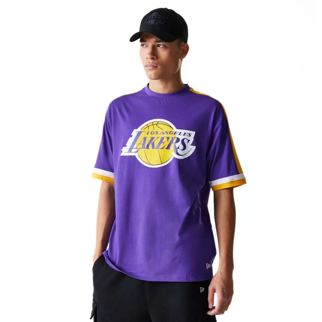 New Era T-Shirt LA Lakers NBA Panel - Viola