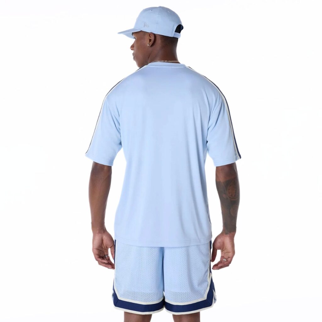 New Era T-Shirt Oversize LA Dodgers Floral - Light Blue - immagine 6
