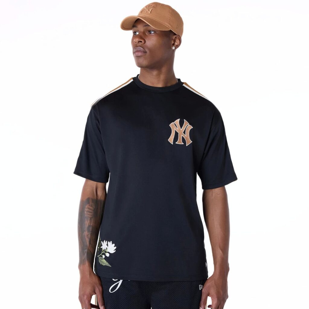 New Era T-shirt New York Yankees Floral - Black