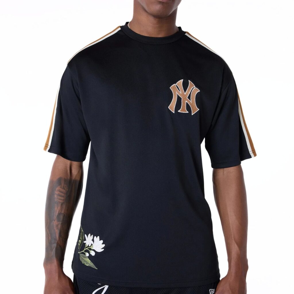 New Era T-shirt New York Yankees Floral - Black - immagine 2