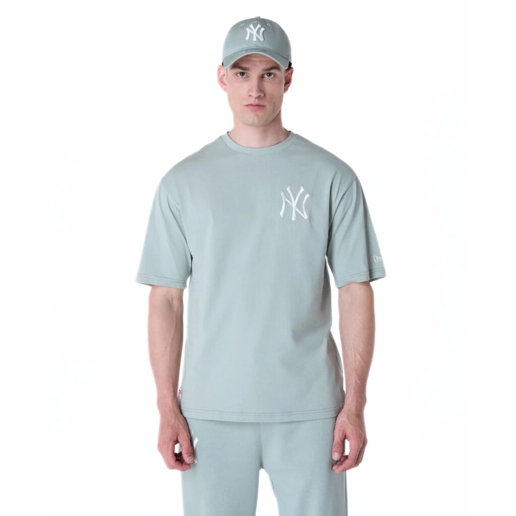 New Era T-shirt Oversize New York Yankees - Light Blue