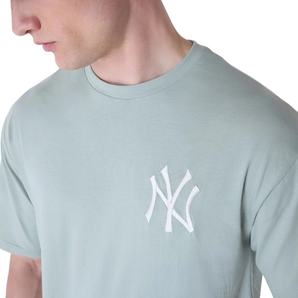 New Era T-shirt Oversize New York Yankees - Light Blue - immagine 3
