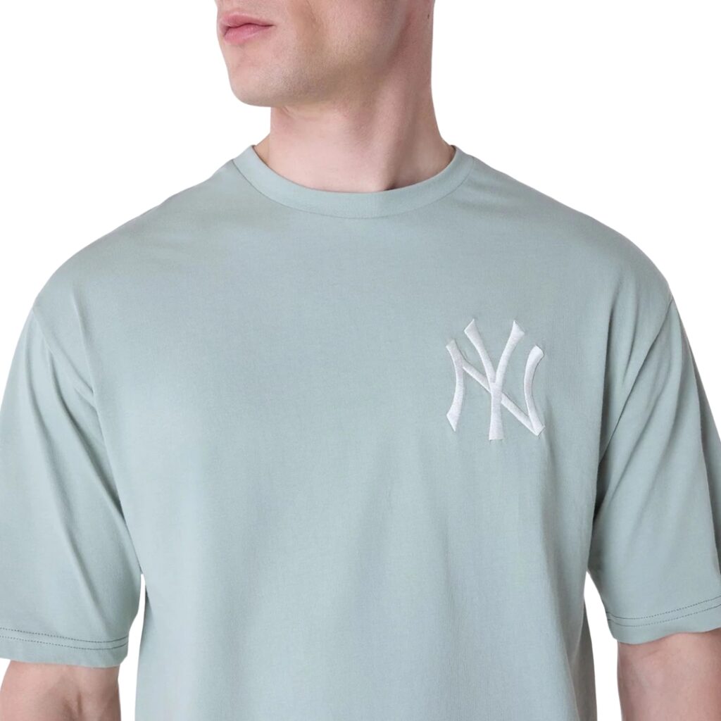 New Era T-shirt Oversize New York Yankees - Light Blue - immagine 4