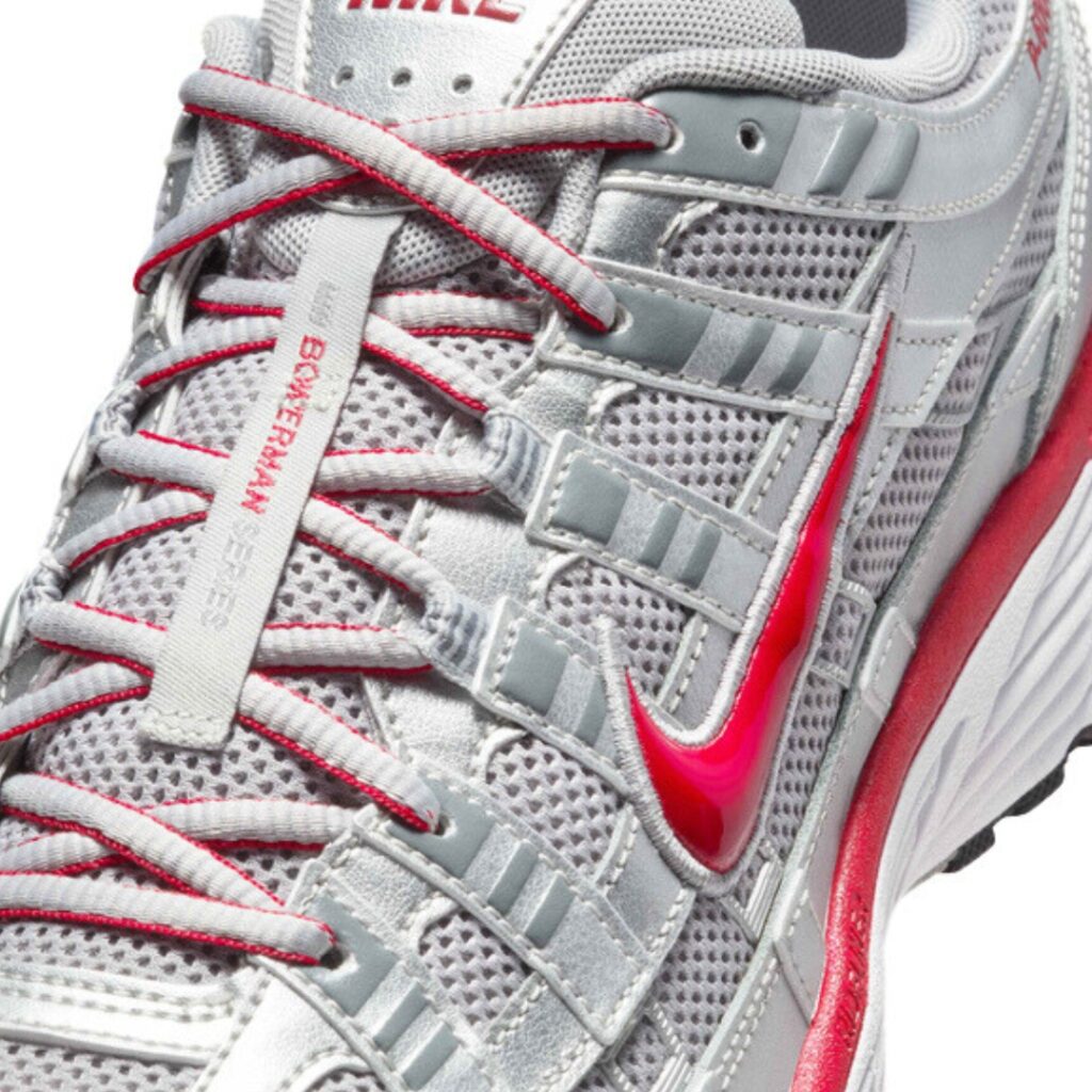 Nike P-6000 - Metallic Silver/Flat Silver/Cool Grey/Gym Red - immagine 3