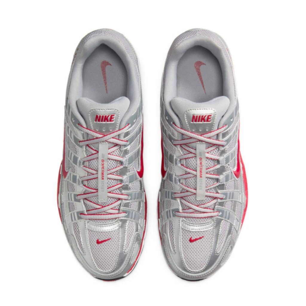Nike P-6000 - Metallic Silver/Flat Silver/Cool Grey/Gym Red - immagine 5
